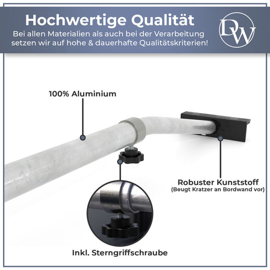 DARWiN Planenbügel, Sterngriffschraube