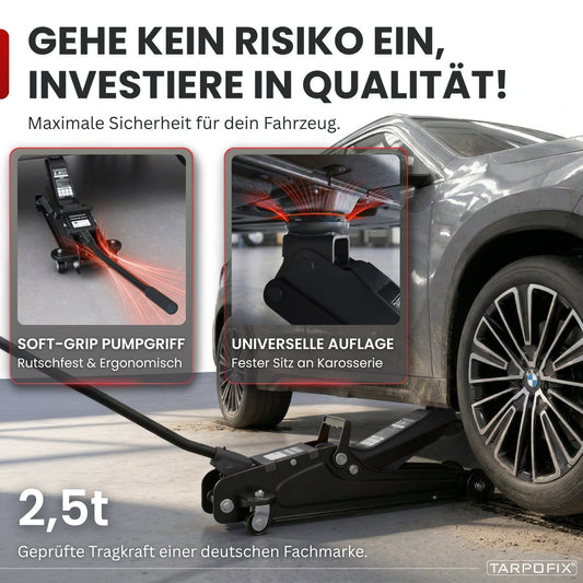 Wagenheber 2,5 t in Schwarz – Abbildung 2
