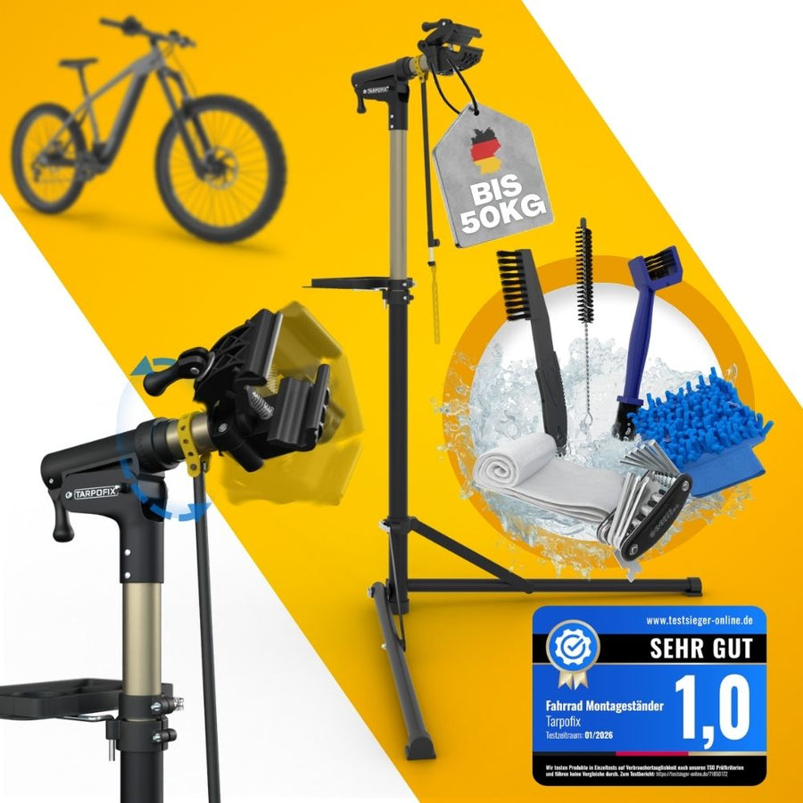 Fahrrad Montageständer 50 kg - gold