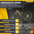 Fahrrad Montageständer 30 kg – Detailansicht Klemmkopf