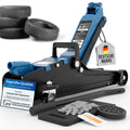 Wagenheber 2,5 t hydraulisch in Blau, flache Bauform für PKW und SUV