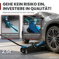 Wagenheber 2,5 t mit Koffer in Blau – Abbildung 2