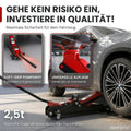 Wagenheber 2,5 t in Rot – Abbildung 2