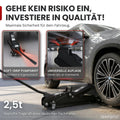 Wagenheber 2,5 t in Schwarz – Abbildung 2