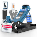 Wagenheber 3 t hydraulisch in Blau mit Doppelzylinder