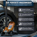 Wagenheber 3 t in Orange – Abbildung 3