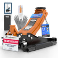 Wagenheber 3 t hydraulisch in Orange mit Doppelzylinder