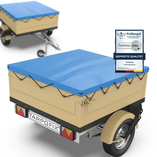 Tarpofix Anhänger Flachplane 130 x 110 x 7,5 cm