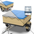 Tarpofix Anhänger Flachplane 140 x 105 x 7,5 cm