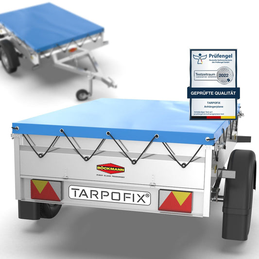 Tarpofix Anhänger Flachplane 140 x 115 x 8 cm