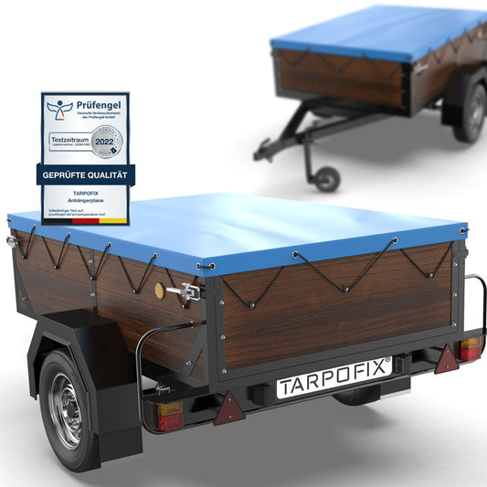 Tarpofix Anhänger Flachplane 150 x 115 x 7,5 cm
