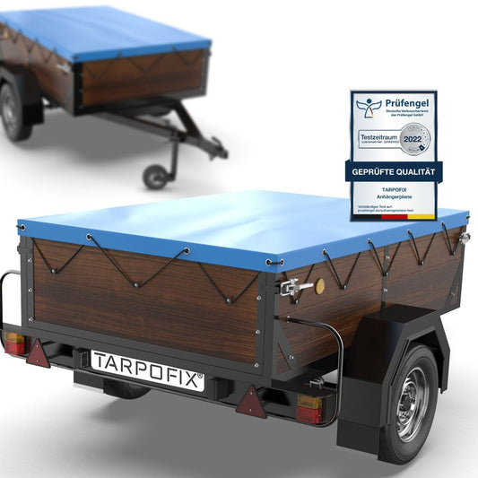 Tarpofix Anhänger Flachplane 160 x 120 x 7,5 cm