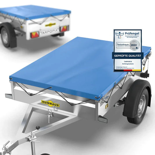 Tarpofix Anhänger Flachplane 211 x 116 cm Farbe Blau