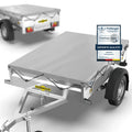 Tarpofix Anhänger Flachplane 211 x 116 cm Farbe Grau