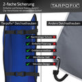 Deichselabdeckung Pferdeanhänger Blau Material PVC