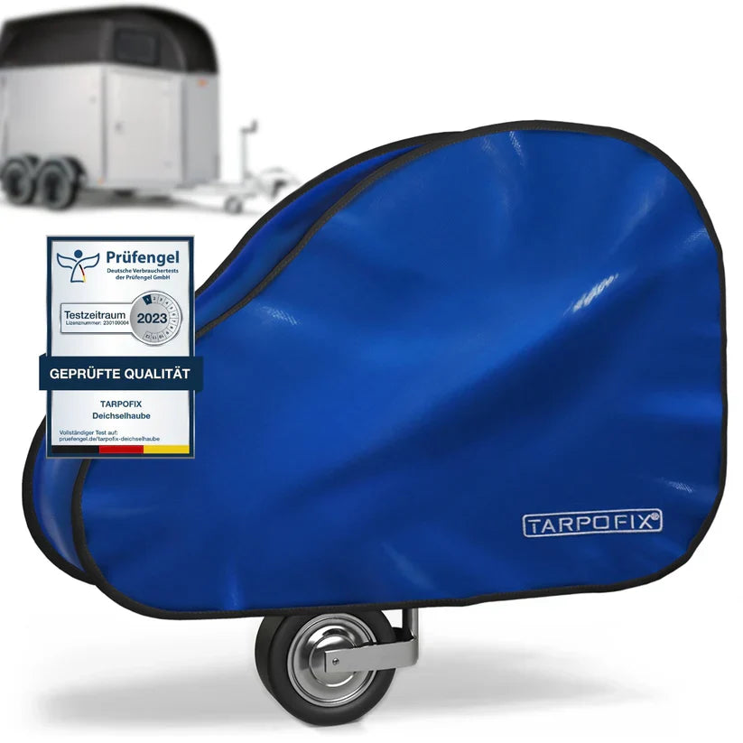 Deichselabdeckung Pferdeanhänger groß - Farbe Blau (PVC)
