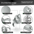 Dreiloch-Planenhaken durchdachtes Design