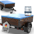 Tarpofix Anhänger Flachplane 160 x 120 x 7,5 cm