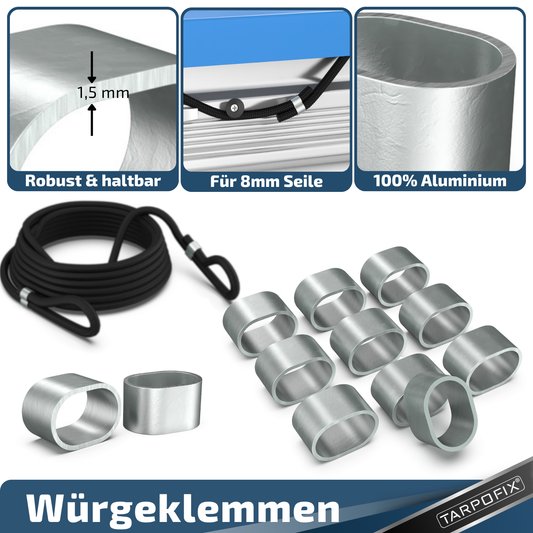Würgeklemmen Oval Detailansicht