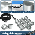 Würgeklemmen Oval Detailansicht