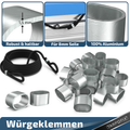 Würgeklemmen Oval Material Aluminium