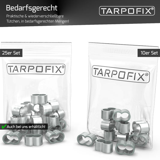 Würgeklemmen vorgeformt Detailansicht 10er Set
